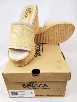 Sbicca Blondie Natural Jute Womens Wedge Sandal